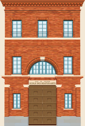 Illustration de l’École des Beaux-Arts de Toulouse