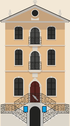 Illustration de l’ancien hôtel de ville