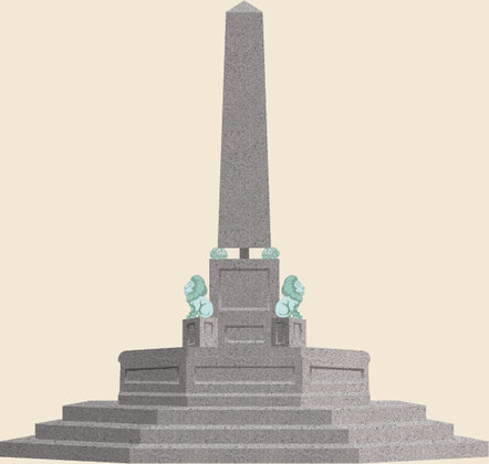 Illustration d’un monument en obélisque