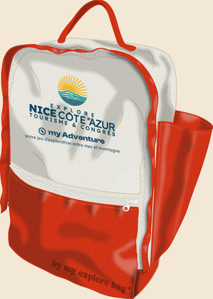 Sac rouge « Explore Nice Côte d’Azur »