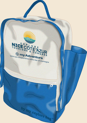 Sac bleu « Explore Nice Côte d’Azur »